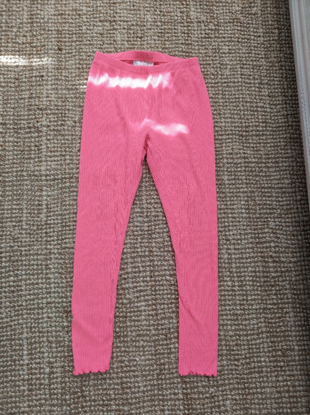 Cat & Jack Hot Pink Ribbed Leggings